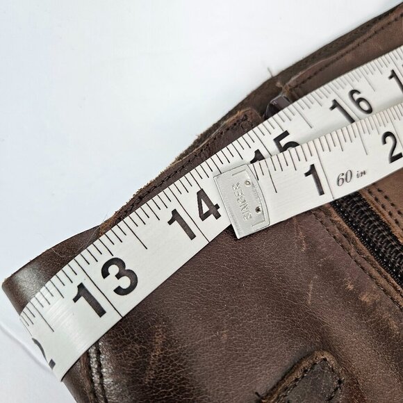 Coconuts by Matisse Becky Boho Brown Leather Buckle Detail Tall Riding Boot - Picture 10 of 10